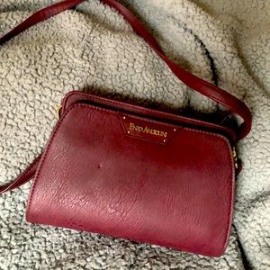 Maroon Enzo Angiolini purse